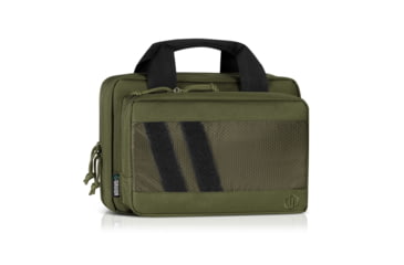 Image of Savior Equipment Specialist Double Pistol Case, OD Green, 12.5in L x 8.5in H x 2.5in W, HC-DGSPORT-WS-OG