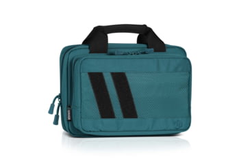 Image of Savior Equipment Specialist Double Pistol Case, Savior Teal, 12.5in L x 8.5in H x 2.5in W, HC-DGSPORT-WS-TE