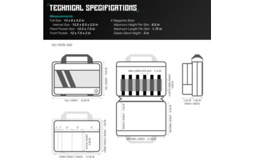 Image of Savior Equipment Specialist Double Pistol Case, Sedona Red, 12.5x8.5x2.5in, HC-DGSPORT-WS-RD