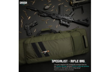 Image of Savior Equipment Specialist Double Rifle Case, 36in, OD Green, RB-3613DG-WS-OG
