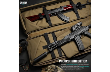 Image of Savior Equipment Specialist Double Rifle Case, 42in, Dark FDE, RB-4213DG-WS-TN
