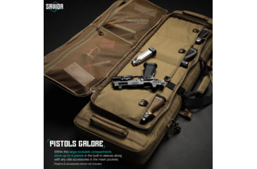 Image of Savior Equipment Specialist Double Rifle Case, 42in, Dark FDE, RB-4213DG-WS-TN