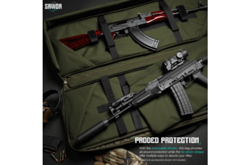 Image of Savior Equipment Specialist Double Rifle Case, 46in, OD Green, RB-4613DG-WS-OG