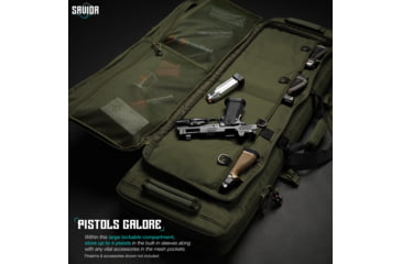 Image of Savior Equipment Specialist Double Rifle Case, 46in, OD Green, RB-4613DG-WS-OG