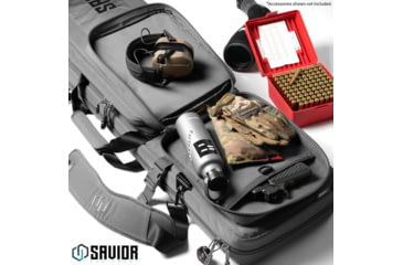 Image of Savior Equipment Specialist LRP Single Rifle Case, 47in, Gray, 47 L x 12.5 H x 3.5 W, RB-SG47-LRP-WS-GS