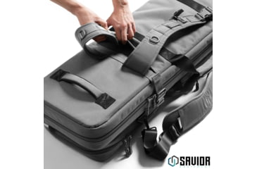 Image of Savior Equipment Specialist LRP Single Rifle Case, 50.5in, Gray, 51 L x 12.5 H x 3.5 W, RB-SG51-LRP-WS-GS