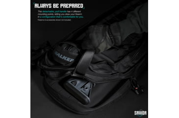 Image of Savior Equipment T.G.B Coffin Covert Single Rifle Case, 34in, Black, RB-COVERT34-SS-BK