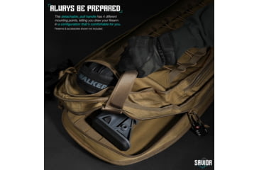 Image of Savior Equipment T.G.B Coffin Covert Single Rifle Case, 34in, Dark FDE, RB-COVERT34-SS-TN