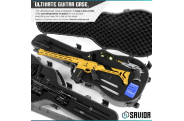 Image of Savior Equipment Ultimate Guitar Single Rifle Case, Gray, RC-GT-ACOUSTIC-GS