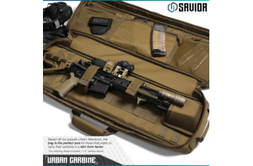 Image of Savior Equipment Urban Carbine Single Rifle Case, Dark FDE, RB-309SG-ARTD-V1-TN