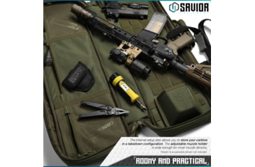 Image of Savior Equipment Urban Carbine Single Rifle Case, OD Green, RB-309SG-ARTD-V1-OG