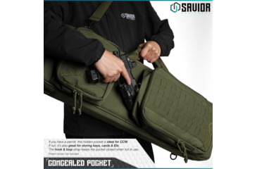 Image of Savior Equipment Urban Carbine Single Rifle Case, OD Green, RB-309SG-ARTD-V1-OG