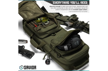 Image of Savior Equipment Urban Carbine Single Rifle Case, OD Green, RB-309SG-ARTD-V1-OG