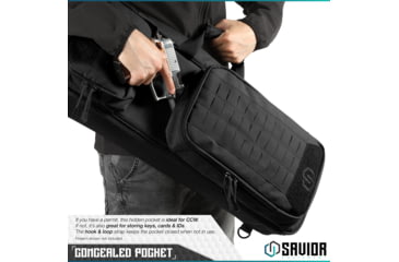 Image of Savior Equipment Urban Takedown Single Rifle Case, Black, RB-259SG-TD-V1-BK