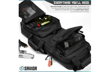Image of Savior Equipment Urban Takedown Single Rifle Case, Black, RB-259SG-TD-V1-BK