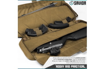 Image of Savior Equipment Urban Takedown Single Rifle Case, Dark FDE, RB-259SG-TD-V1-TN