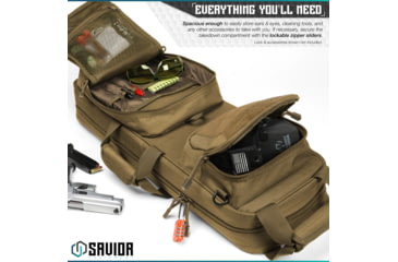 Image of Savior Equipment Urban Takedown Single Rifle Case, Dark FDE, RB-259SG-TD-V1-TN