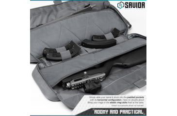 Image of Savior Equipment Urban Takedown Single Rifle Case, Gray, RB-259SG-TD-V1-GS