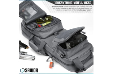 Image of Savior Equipment Urban Takedown Single Rifle Case, Gray, RB-259SG-TD-V1-GS