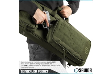 Image of Savior Equipment Urban Takedown Single Rifle Case, OD Green, RB-259SG-TD-V1-OG