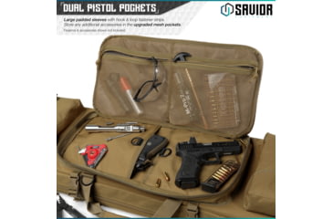 Image of Savior Equipment Urban Warfare Double Rifle Case, 36in, Dark FDE, RB-3612DG-VER2-TN