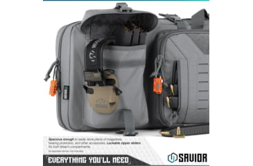 Image of Savior Equipment Urban Warfare Double Rifle Case, 36in, Gray, RB-3612DG-VER2-GS