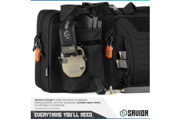 Image of Savior Equipment Urban Warfare Double Rifle Case, 42in, Black, RB-4212DG-VER2-BK