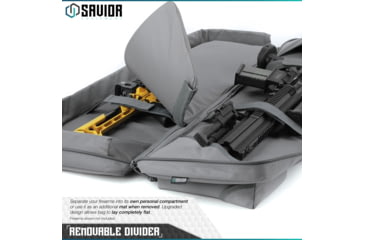 Image of Savior Equipment Urban Warfare Double Rifle Case, 42in, Gray, RB-4212DG-VER2-GS