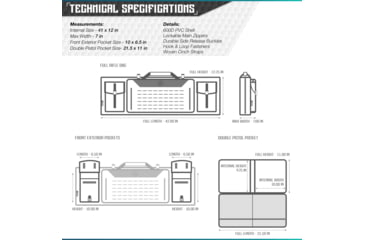 Image of Savior Equipment Urban Warfare Double Rifle Case, 42in, OD Green, RB-4212DG-VER2-OG