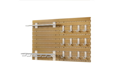 Image of Savior Equipment Wall Rack System w/10 Panels, Tan, 24in x 6.25in x0.63in, Tan, 24in x 6.25in x0.63in, WRS-PAN10-TN