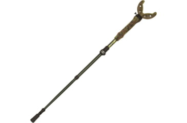 Image of Shocker Tom Taker Click-Stix Shooting Stick, Green/Camo, 36 in, 21927