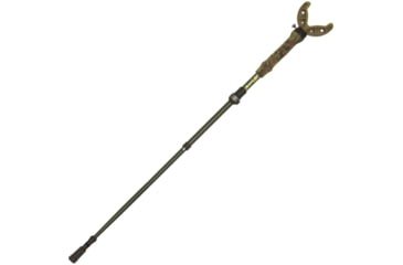 Image of Shocker Tom Taker Click-Stix Shooting Stick, Green/Camo, 36 in, 21927