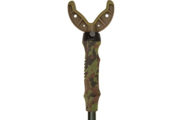 Image of Shocker Tom Taker Click-Stix Shooting Stick, Green/Camo, 36 in, 21927