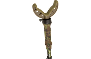 Image of Shocker Tom Taker Click-Stix Shooting Stick, Green/Camo, 36 in, 21927