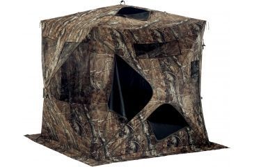 Image of Shooters Ridge Sasquatch Hunting Blind (shown with RealTree AP brown-gray camouflage pattern)