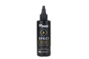 Image of SIG SAUER 4Oz Premium Blend, Synthetic Firearm Lubricant, Black, Small, SPEC1-40Z
