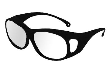 Image of Silencio Safety Glasses w/ Black Frame &amp; Clear Lens 3015022 