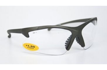Image of Silencio Shooting Glasses w/Gunmetal Frame &amp; Clear Magnifying Lens Inserts 3014949
