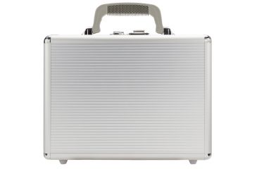 Image of 2nd AMENDMENT AL10 2-4 Pistol Case Comb Lck 12x9x4 ABS Plastic Silver