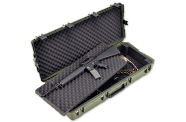 Image of SKB Cases 4217-7 Double Bow / Rifle Case, OD Green, 3i-4217-DB-M
