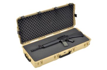 Image of SKB Cases iSeries 4217 Mil-Spec AR / Short Rifle Case in Tan, Tan, 45 1/4 x 19 5/8 x 8 3/8 3i-4217-7T-L