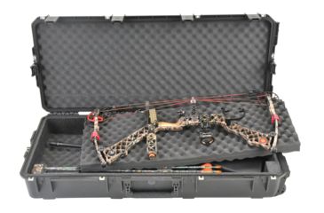 Image of SKB Cases iSeries Double Bow/Rifle Case w/Foam and Wheels, Black 3I-4217-DB