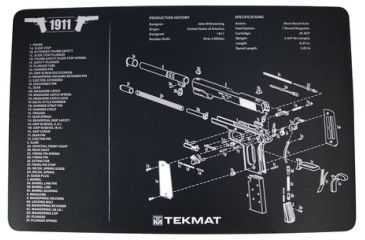 Image of Slip 2000 Blueprint Gun Cleaning Mat 11x17 Inches For 1911