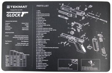 Image of Slip 2000 Blueprint Gun Cleaning Mat 11x17 Inches For Fits Glock