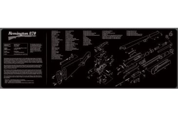 Image of Slip 2000 Gun Cleaning Mat,12x36x1/8in,Remington 870 MAT-870