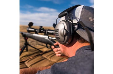 Image of Smith &amp; Wesson Alpha Bluetooth Earmuff, Grey/Black, 1223616