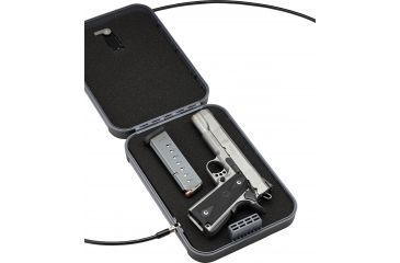 Image of Snapsafe, A Hornady Company Lock Box With Key Lock XL Gun Safe, Polycarbonate, Black, NSN N, 75212