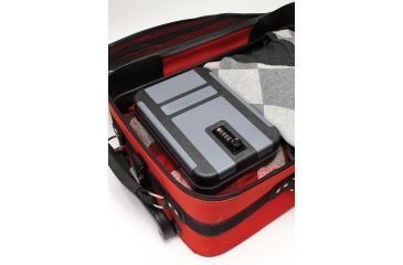 Image of Snapsafe, A Hornady Company Lock Box With Tsa Combination Lock XL Gun Safe, Polycarbonate, Black, NSN N, 75241