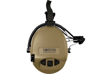 Image of Sordin Supreme MIL AUX Headset, Neckband, Beige Cups, 500784