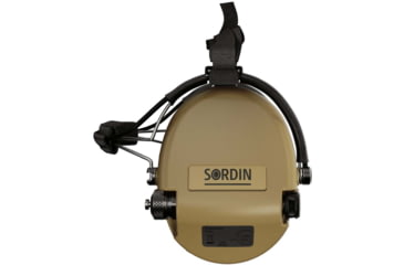 Image of Sordin Supreme MIL AUX Headset, Neckband, Beige Cups, 500784